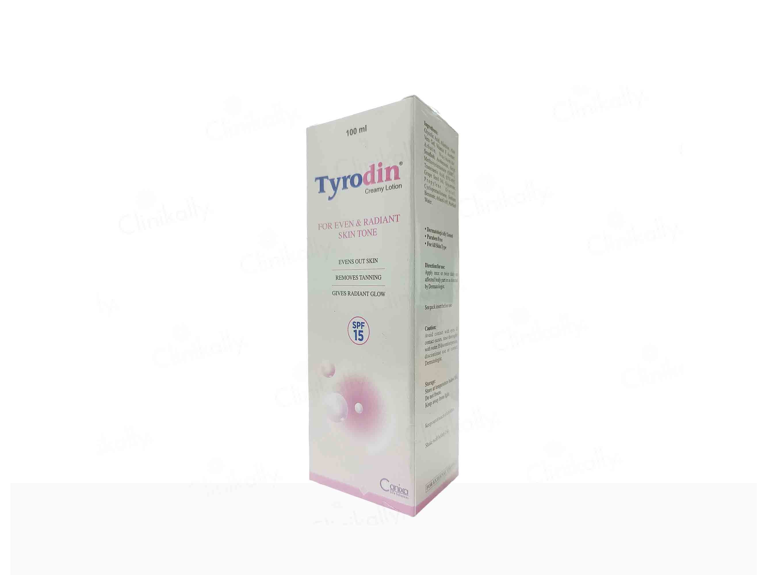 Tyrodin Creamy Lotion SPF 15 - Clinikally