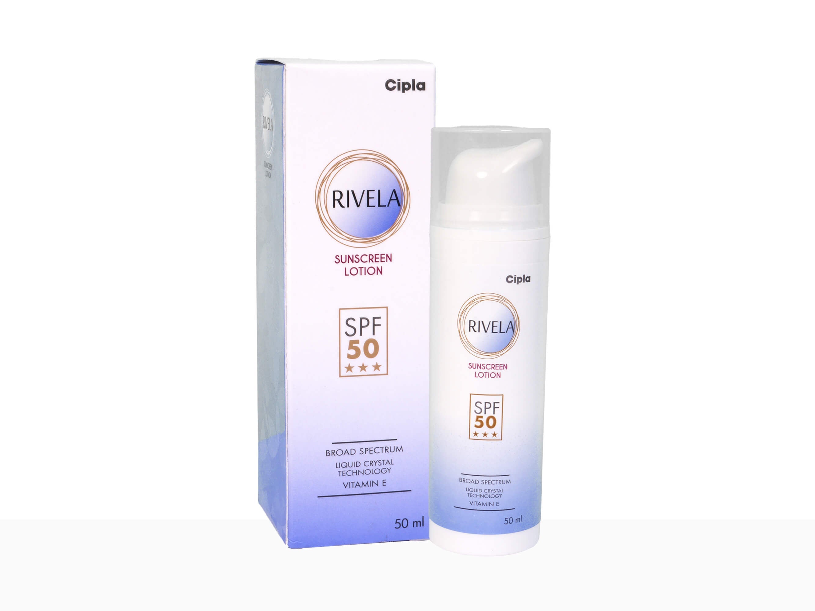 Rivela Sunscreen Lotion SPF 50-Clinikally