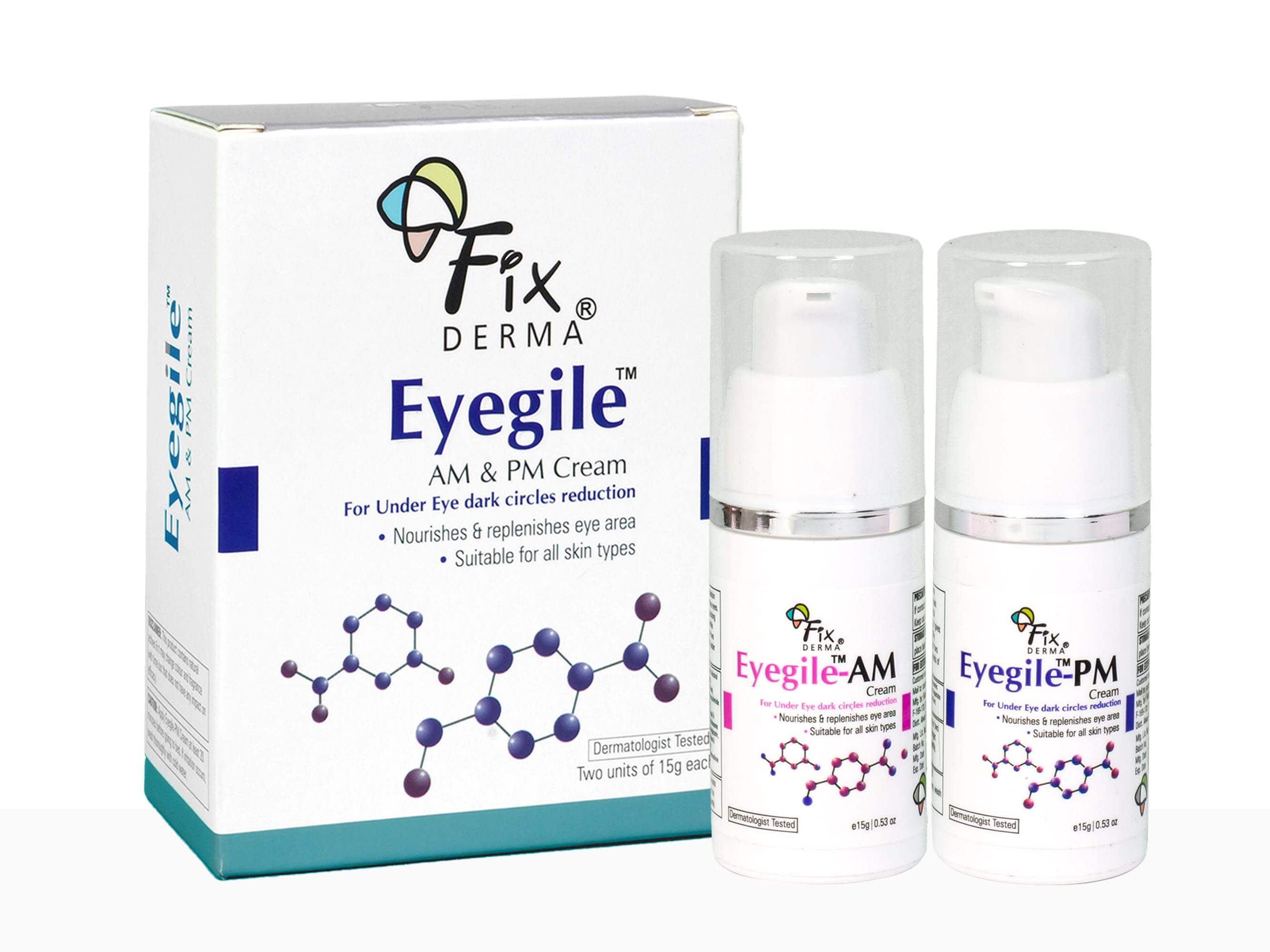 Fixderma Eyegile AM & PM Cream - Clinikally