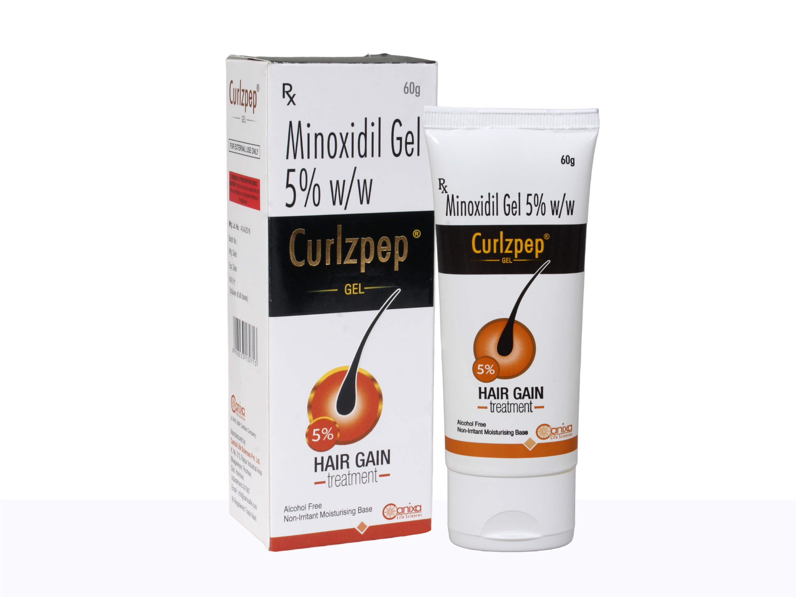 Curlzpep 5% Gel - Clinikally