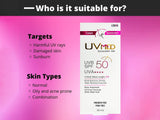 Uvmed Tinted Sunscreen Gel SPF 50