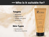 Z Screen Zinc Oxide Sunscreen Gel SPF 50+ PA+++