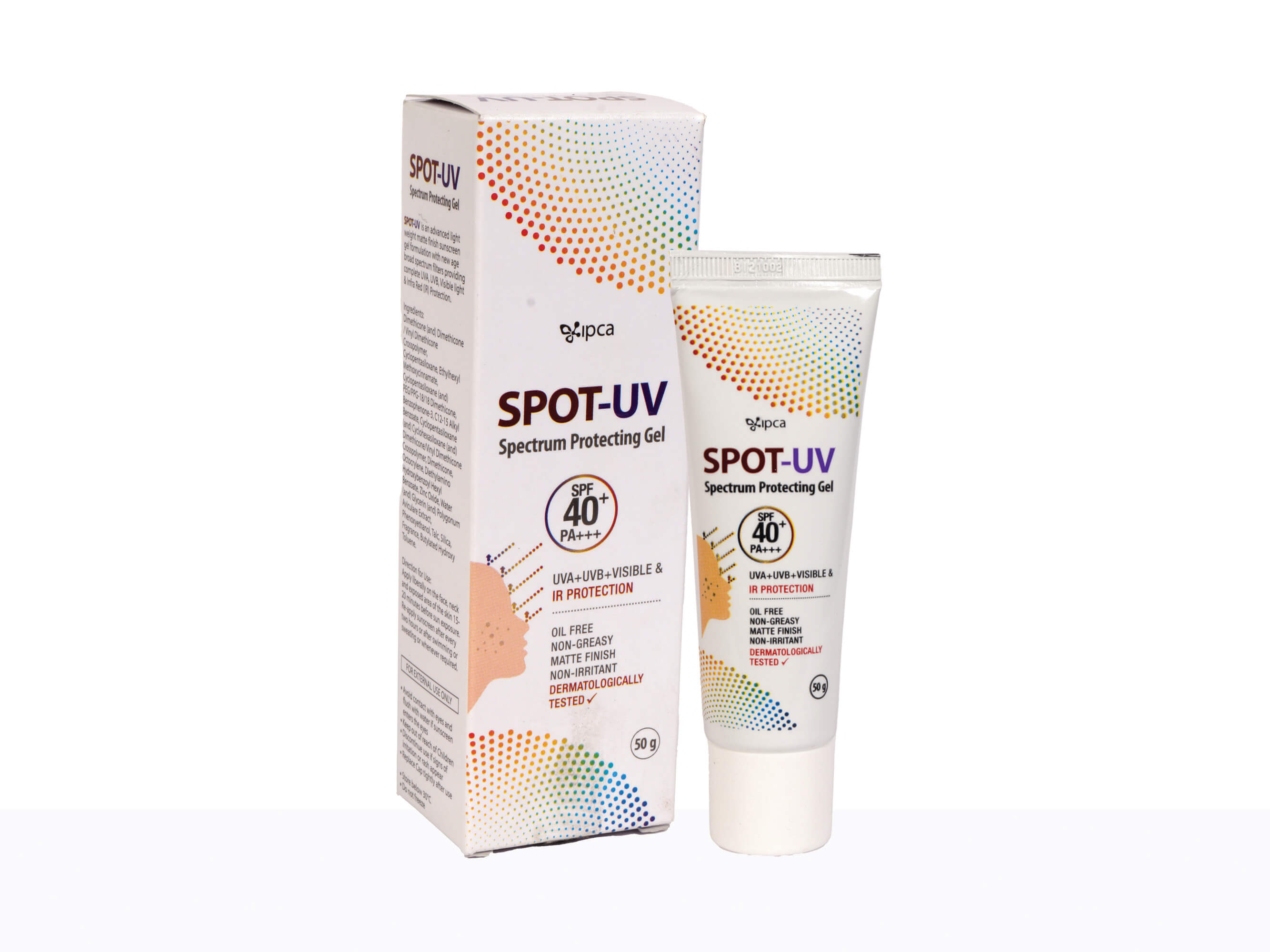 IPCA Spot-UV Spectrum Protecting Gel SPF 40+/PA+++-Clinikally