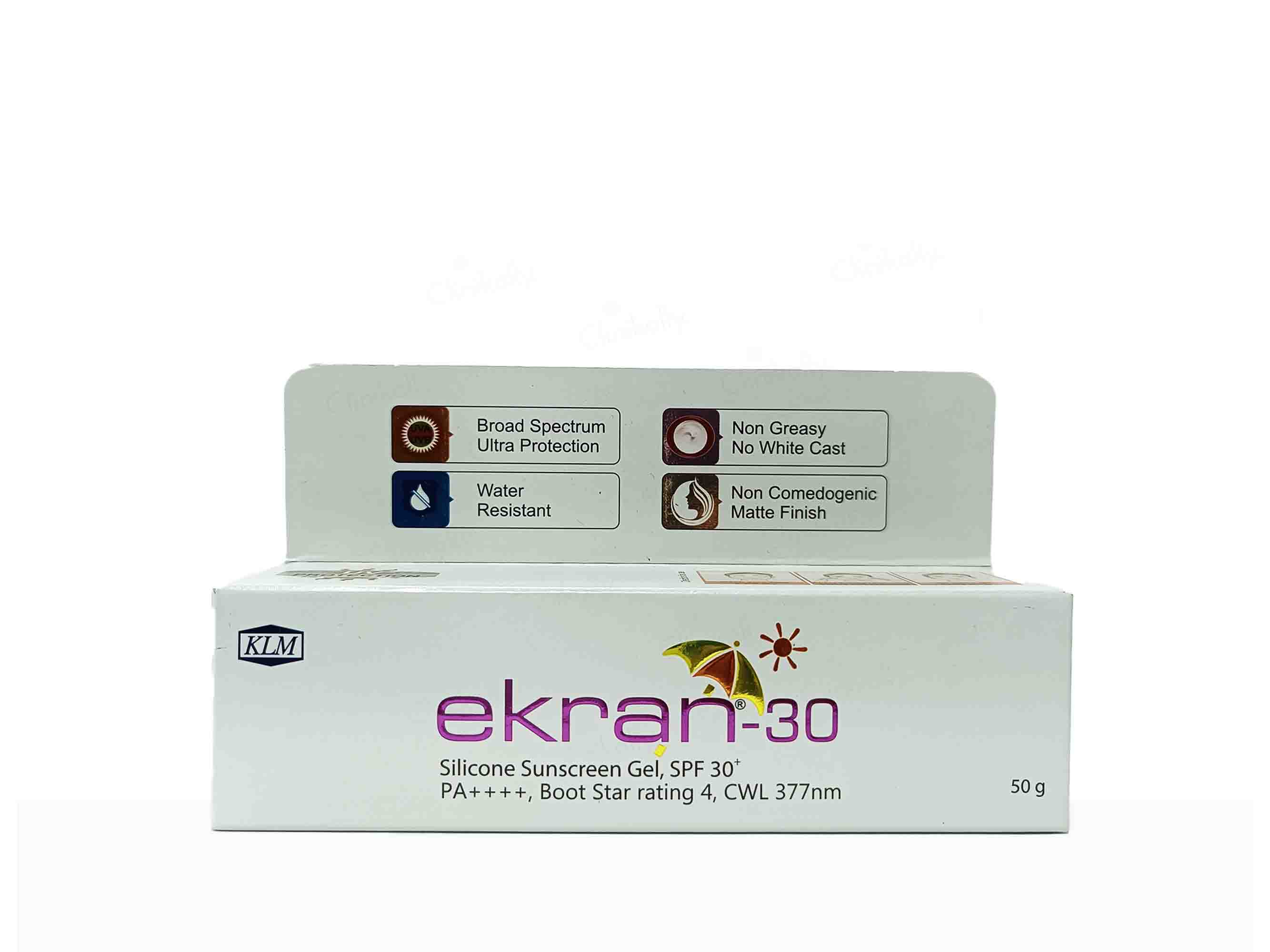 Ekran Silicone Sunscreen Gel SPF 30+/PA++++ - Clinikally