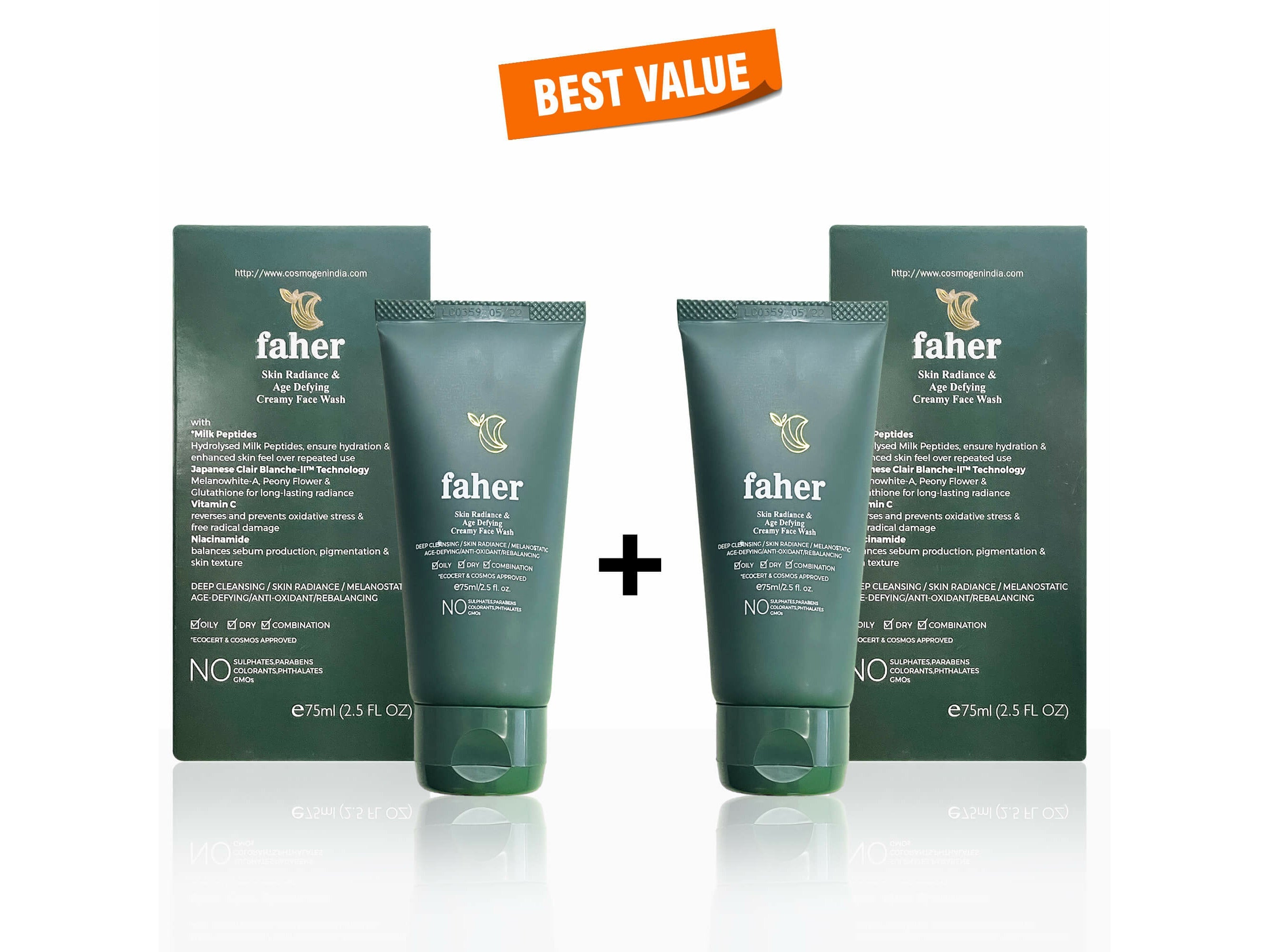 Faher Skin Radiance & Age Defying Creamy Face Wash - Clinikall