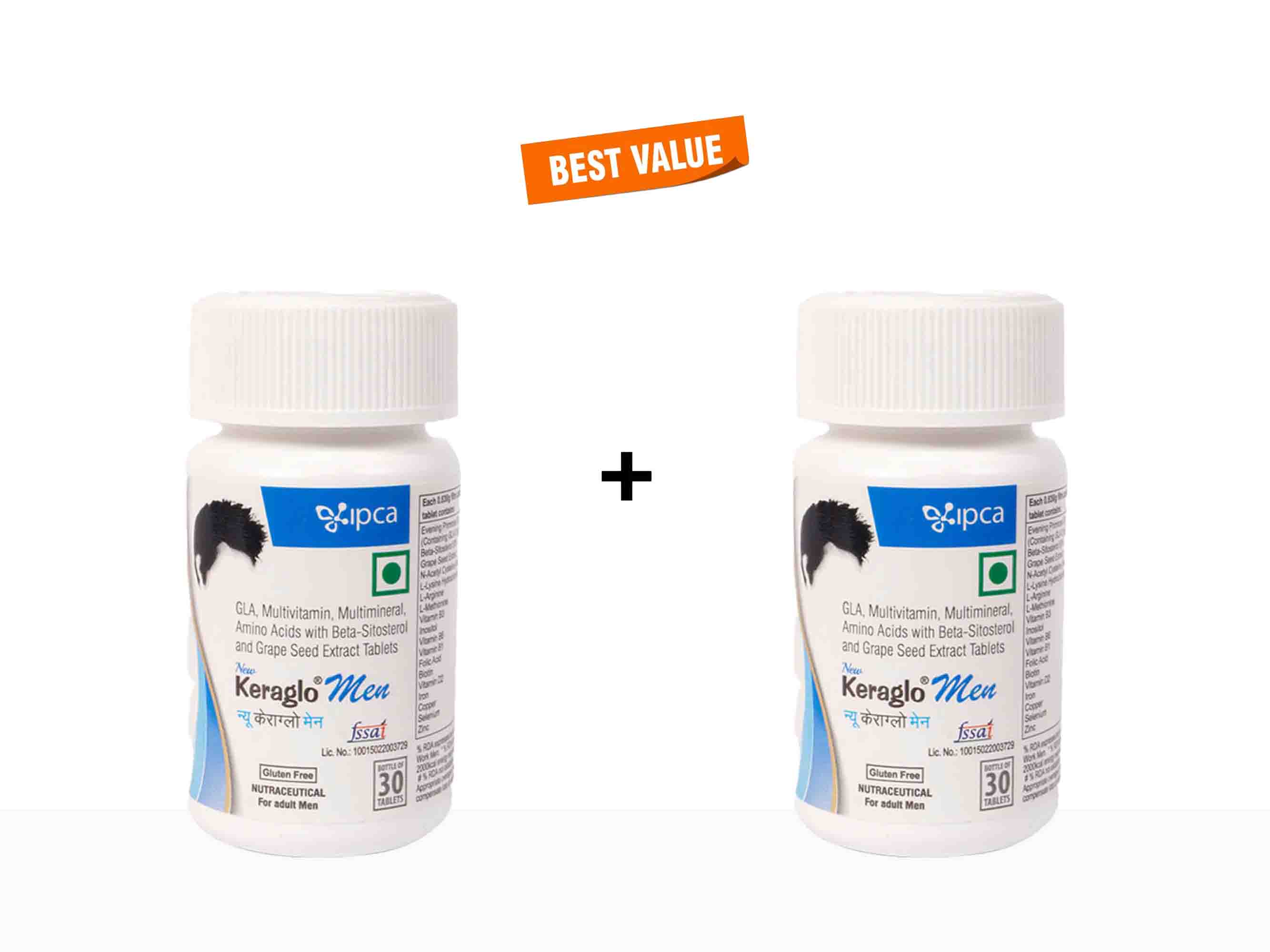 IPCA Keraglo Men Tablets - Clinikally