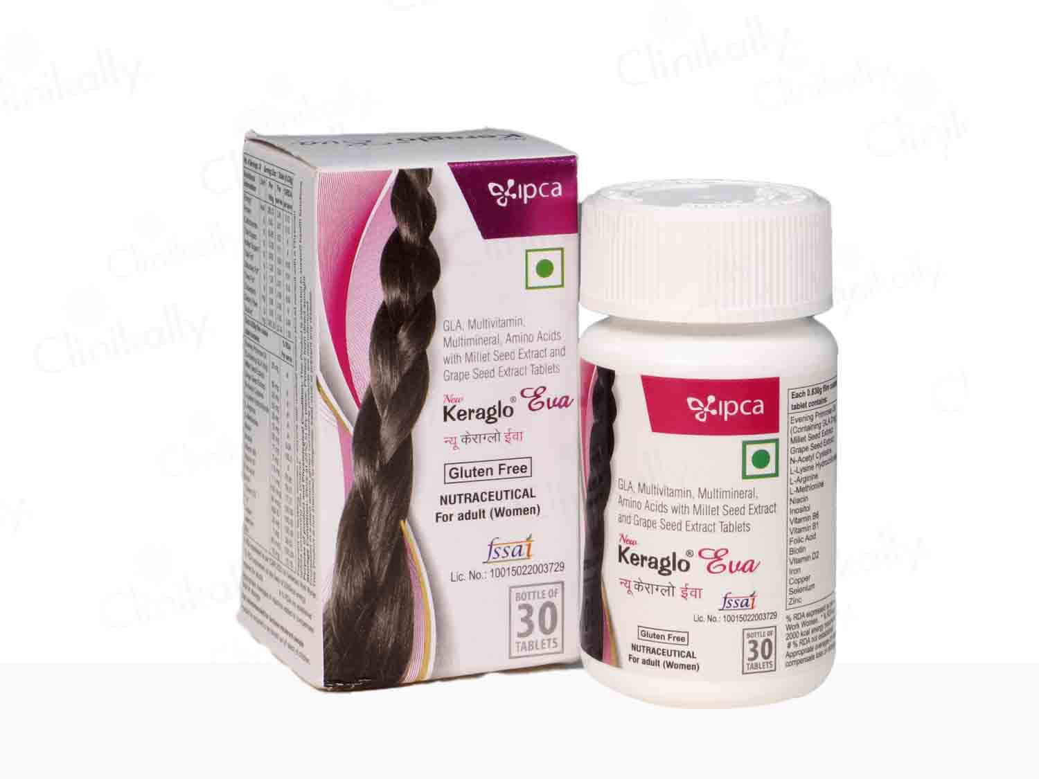 IPCA Keraglo Eva Tablets - Clinikally