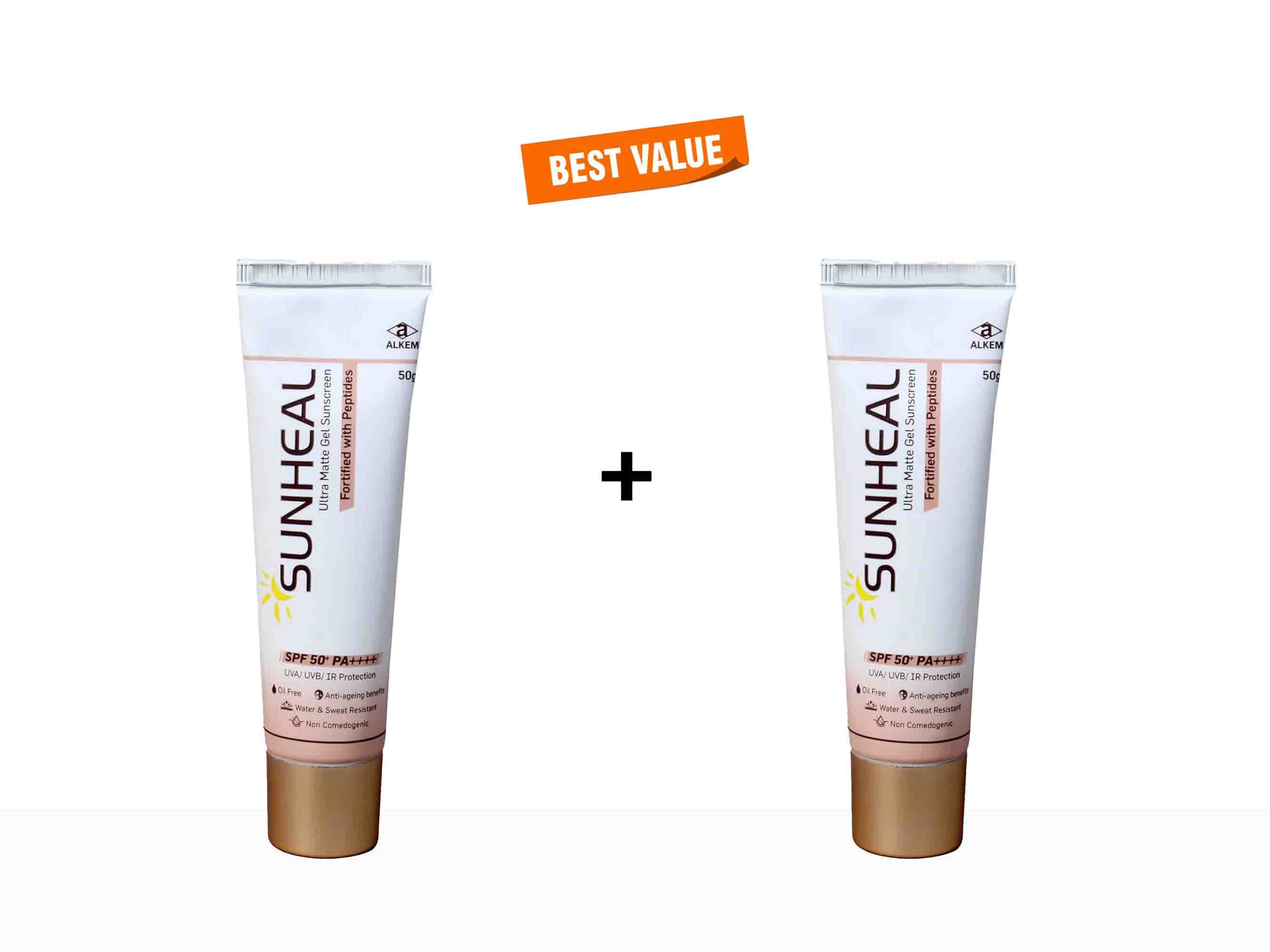 Sunheal Ultra Matte Gel Sunscreen SPF 50+ PA++++ - Clinikally
