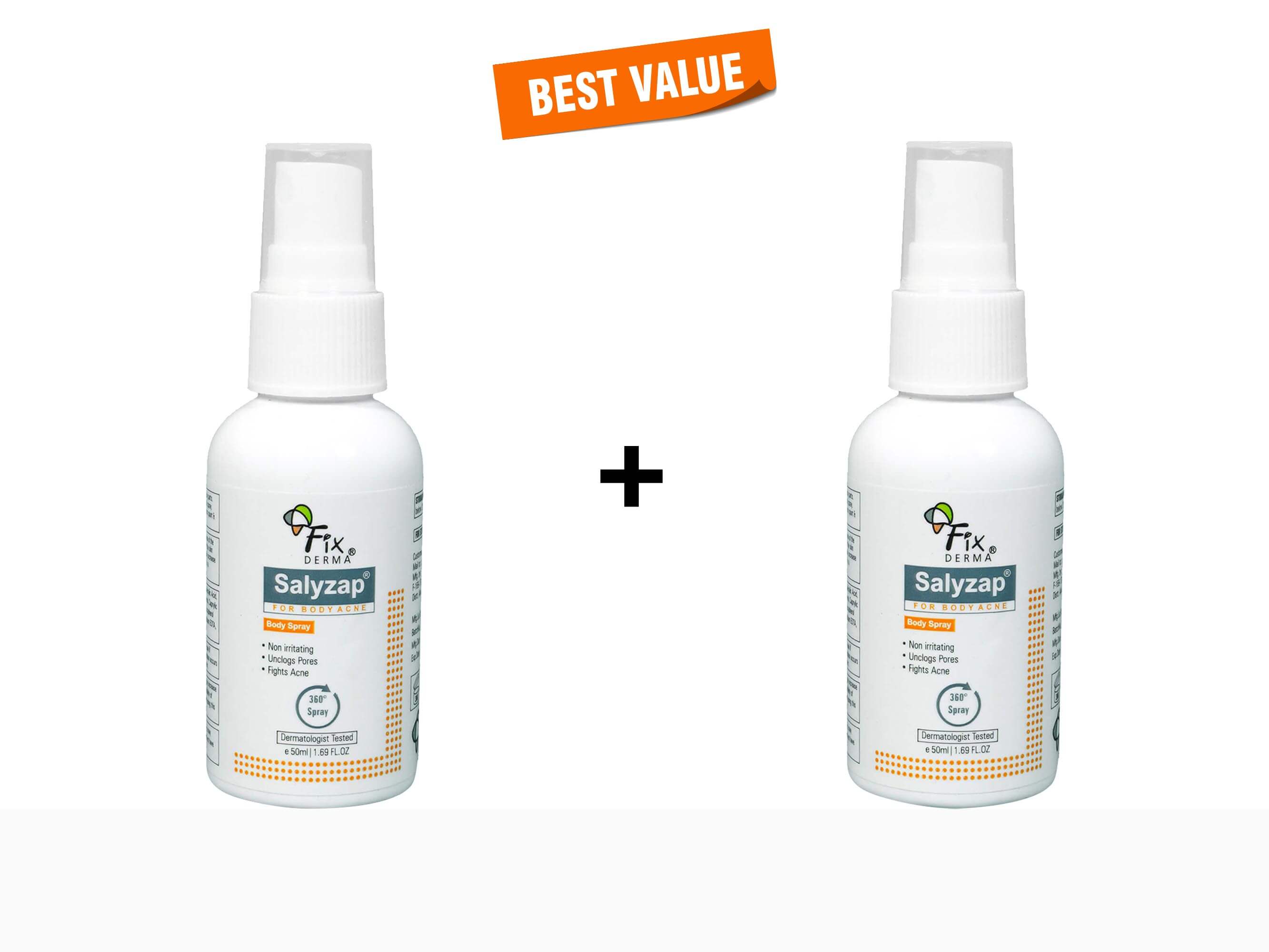 Fixderma Salyzap Body Spray - Clinikally